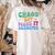 Chaos But Make It Academic Teacher Back To School Women's Comfort Colors T-Shirt Back Print Ivory
