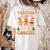 Christmas Teacher Of Smart Cookies Gingerbread Man Teaching Women's Comfort Colors T-Shirt Back Print Ivory Christmas Teacher Of Smart Cookies Gingerbread Man Teaching Women's Comfort Colors T-Shirt Back Print Ivory
