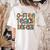 Coffee Teach Repeat Leopard Print Back To School Teachers Women's Comfort Colors T-Shirt Back Print Ivory