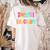 Color Special Education Squad Groovy Dream Team SPED Teacher Women's Comfort Colors T-Shirt Back Print Ivory