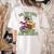 All The Cool Dragons Are Reading Dragon Teacher Women's Comfort Colors T-Shirt Back Print Ivory