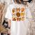 Coquette Teach Teacher Bows Thanksgiving Turkey Fall Autumn Women's Comfort Colors T-Shirt Back Print Ivory Coquette Teach Teacher Bows Thanksgiving Turkey Fall Autumn Women's Comfort Colors T-Shirt Back Print Ivory