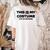 THIS IS MY COSTUME Eraser Teacher Halloween Costume Women's Comfort Colors T-Shirt Back Print Ivory THIS IS MY COSTUME Eraser Teacher Halloween Costume Women's Comfort Colors T-Shirt Back Print Ivory