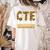 CTE Teacher Middle School High School Teach Career Men Women Women's Comfort Colors T-Shirt Back Print Ivory CTE Teacher Middle School High School Teach Career Men Women Women's Comfort Colors T-Shirt Back Print Ivory