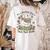 Cute Goose It's A Beautiful Day To Teach 1st Grade Teacher Women's Comfort Colors T-Shirt Back Print Ivory
