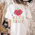 Cute Maestra Teacher Women's Comfort Colors T-Shirt Back Print Ivory