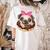 Cute Pug Shirt Donut Girls Dog Women's Comfort Colors T-Shirt Back Print Ivory
