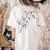Dandelion Boston Terrier Flower Floral Bostie Tree Women's Comfort Colors T-Shirt Back Print Ivory