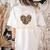 Daycare Provider Teacher Childcare Worker Leopard Heart Fun Women's Comfort Colors T-Shirt Back Print Ivory