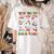 What Are We Doing Today PE Teacher Snowman Christmas Women's Comfort Colors T-Shirt Back Print Ivory What Are We Doing Today PE Teacher Snowman Christmas Women's Comfort Colors T-Shirt Back Print Ivory