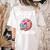 Donut Stop Reading Kawaii Teacher Preschool Kindergarten Women's Comfort Colors T-Shirt Back Print Ivory