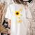 Dragonfly Sunflower Teacher Growth Mindset Choose To Shine Women's Comfort Colors T-Shirt Back Print Ivory
