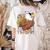 Eagle First Day Of School Teacher Back To School Eagle Women's Comfort Colors T-Shirt Back Print Ivory