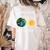 Earth Rotation Earth Day Science Teacher Kids Women Women's Comfort Colors T-Shirt Back Print Ivory