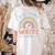 ELA English Teacher Women's Comfort Colors T-Shirt Back Print Ivory