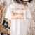 Fall In Love With Learning Autumn Teacher Thanksgiving Women's Comfort Colors T-Shirt Back Print Ivory