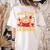 Fall In Love With Learning Pumpkin Thanksgiving Teacher Fall Women's Comfort Colors T-Shirt Back Print Ivory