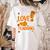 Fall In Love With Teaching 1st Grade Teacher Thanksgiving For Men Women Girls Kids Women's Comfort Colors T-Shirt Back Print Ivory