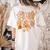 First Grade Fall Floral Coquette Bow Teachers Students Women's Comfort Colors T-Shirt Back Print Ivory First Grade Fall Floral Coquette Bow Teachers Students Women's Comfort Colors T-Shirt Back Print Ivory
