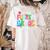 In My Fourth Grade Era 4th Grade Girl Teacher Back To School Women's Comfort Colors T-Shirt Back Print Ivory