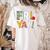 Fri Yay Teacher Happy Friday Friyay Weekend Back To School Women's Comfort Colors T-Shirt Back Print Ivory