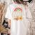 Future Teacher Kids Youth Girls Rainbow Pre-k Kindergarten Women's Comfort Colors T-Shirt Back Print Ivory
