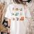 Ghost Reading Teacher Halloween Librarian Book Lover School Women's Comfort Colors T-Shirt Back Print Ivory