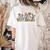 Groovy Tiny Human Tamer Floral Kindergarten Teacher Women's Comfort Colors T-Shirt Back Print Ivory