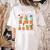 We All Grow At Different Rates Back To School Teacher Women's Comfort Colors T-Shirt Back Print Ivory
