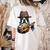 Guitar Shirt Boston Terrier Dog Playing Acoustic Guitar Women's Comfort Colors T-Shirt Back Print Ivory