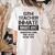 Halloween Gym Teacher Prisoner Costume Women's Comfort Colors T-Shirt Back Print Ivory