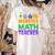 Halloween Monster Math Teacher Men Women Women's Comfort Colors T-Shirt Back Print Ivory
