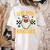 Halloween Read More Books Retro Costume Teacher Women Girls Women's Comfort Colors T-Shirt Back Print Ivory