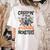 Halloween Teacher Creepin It Real With My 4th Grade Monsters Women's Comfort Colors T-Shirt Back Print Ivory Halloween Teacher Creepin It Real With My 4th Grade Monsters Women's Comfort Colors T-Shirt Back Print Ivory