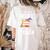 Halloween Teacher Tee My Broom Broke So Now I Teach Women's Comfort Colors T-Shirt Back Print Ivory