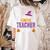 Halloween Teachers This Is My Tired Teacher Costume Women's Comfort Colors T-Shirt Back Print Ivory Halloween Teachers This Is My Tired Teacher Costume Women's Comfort Colors T-Shirt Back Print Ivory