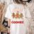 Hangin With My Cookies Gingerbread Man Xmas Teacher Women's Comfort Colors T-Shirt Back Print Ivory Hangin With My Cookies Gingerbread Man Xmas Teacher Women's Comfort Colors T-Shirt Back Print Ivory