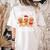 Hanging With My Cookies Gingerbread Christmas Teacher Xmas Women's Comfort Colors T-Shirt Back Print Ivory