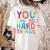 You Can Do Hard Things School Student Teachers Women's Comfort Colors T-Shirt Back Print Ivory You Can Do Hard Things School Student Teachers Women's Comfort Colors T-Shirt Back Print Ivory