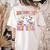 Haunted By My TBR Cute Ghosts Book Reading Teacher Halloween Women's Comfort Colors T-Shirt Back Print Ivory