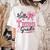 Hello Third Grade First Day Of School Coquette Teacher Girl Women's Comfort Colors T-Shirt Back Print Ivory