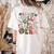 In My Holly Xmas Jolly Teacher Era Teacher Vibes Christmas For Men Women Kids Women's Comfort Colors T-Shirt Back Print Ivory