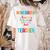 Homebound Teacher Appreciation Week Back To School Heart Women's Comfort Colors T-Shirt Back Print Ivory