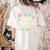 House Of Courage Flowers RCA School Teacher Student Tee Women's Comfort Colors T-Shirt Back Print Ivory