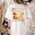 Humpty Dumpty Had A Great Fall Teacher Thanksgiving Autumn Women's Comfort Colors T-Shirt Back Print Ivory