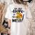 I'm Just Here To Get Messy Art Teacher Artist Painting Women's Comfort Colors T-Shirt Back Print Ivory