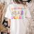 Inclusion Isn't Scary Ghost Halloween SLP Sped Teacher Women's Comfort Colors T-Shirt Back Print Ivory