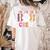 Infant Teacher Boo Crew Halloween Costume Women's Comfort Colors T-Shirt Back Print Ivory