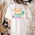 The Influence Of A Good Teacher Can Never Be Erased Quote Women's Comfort Colors T-Shirt Back Print Ivory