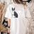 Just A Girl Who Loves Her Boston Terrier Puppy Love Women's Comfort Colors T-Shirt Back Print Ivory